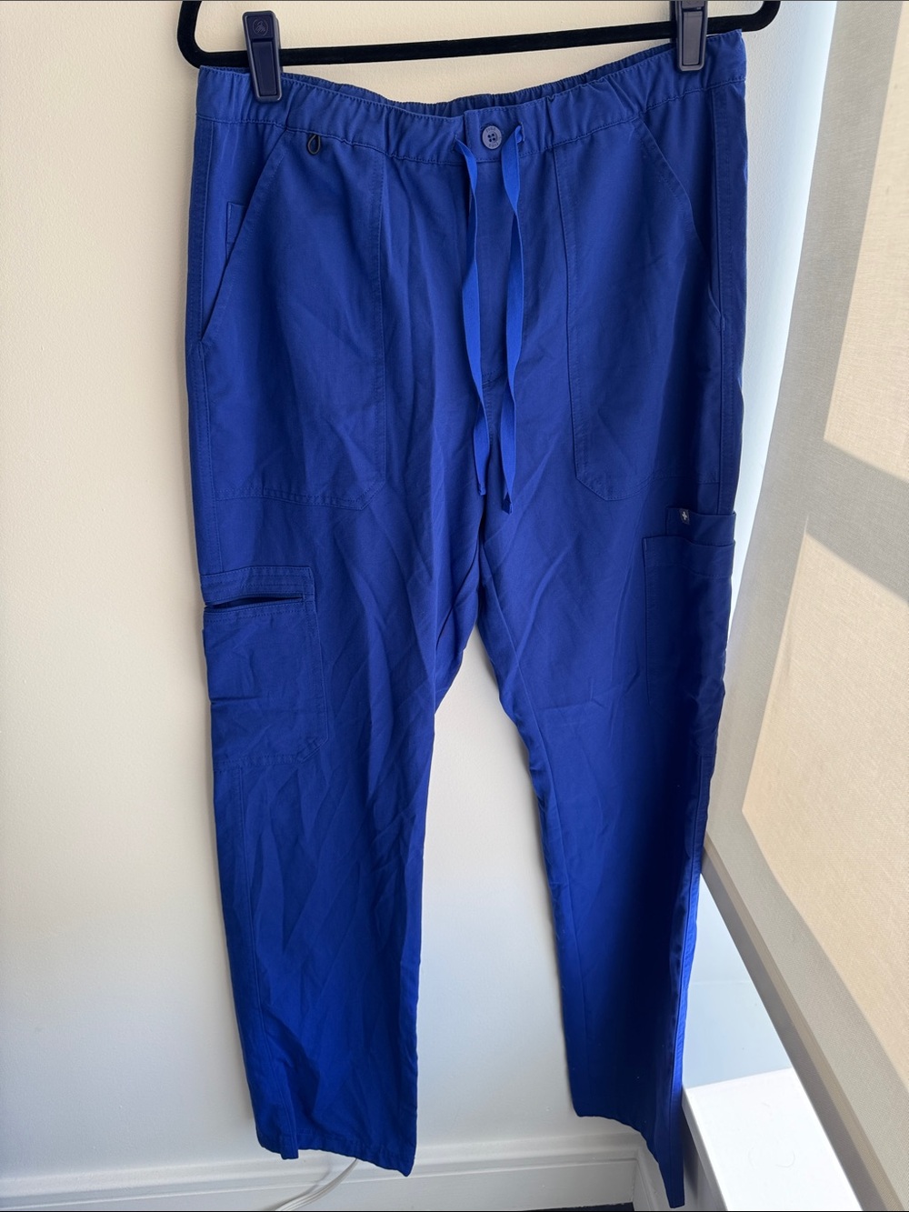 FIGS Cairo Straight-Leg Scrub Pants - Deep Royal Blue
